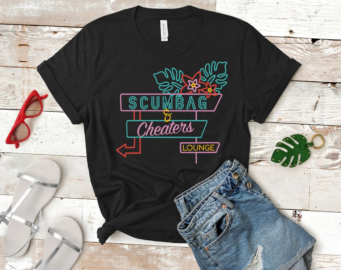 OFFICIAL MEMBER OF THE SCUMBAG AND CHEATERS LOUNGE- Graphic Tee