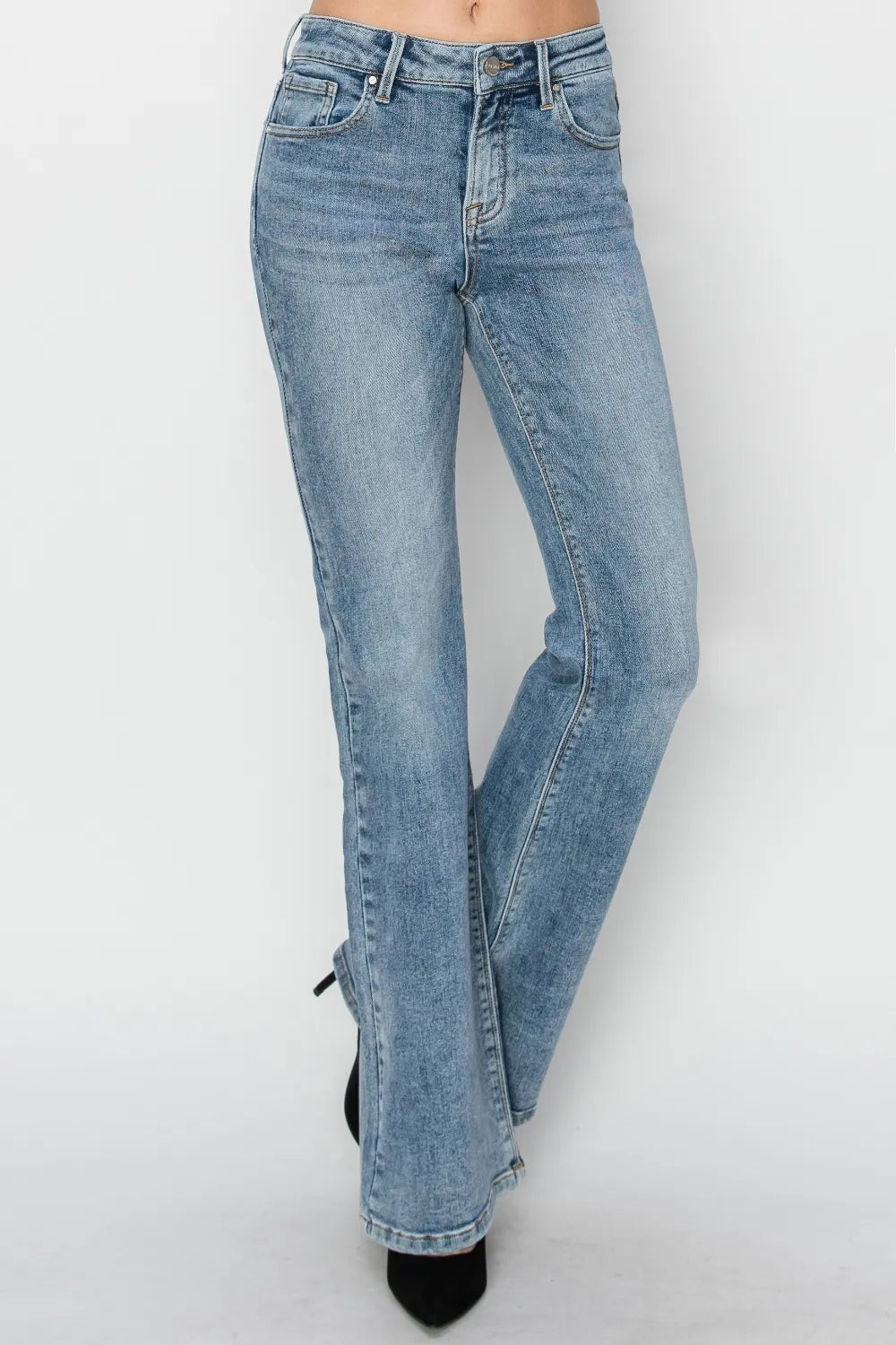 Rise Bootcut Jeans