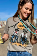 amigos in low places graphic tee