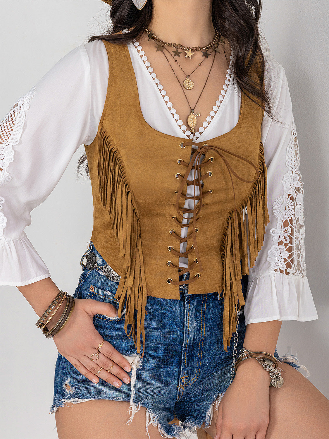  Lace-Up Vest