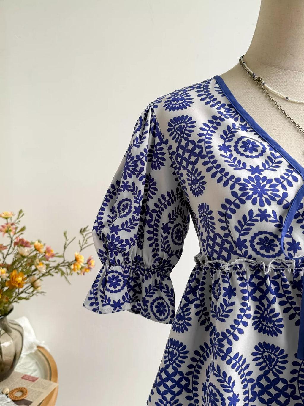 Tie-Front Blouse