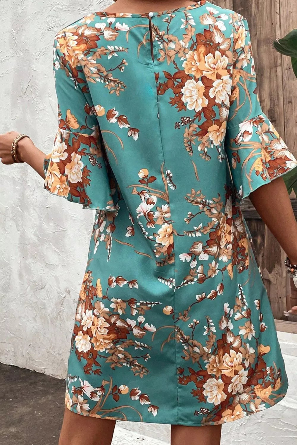 Floral Print Casual Girls Dress
