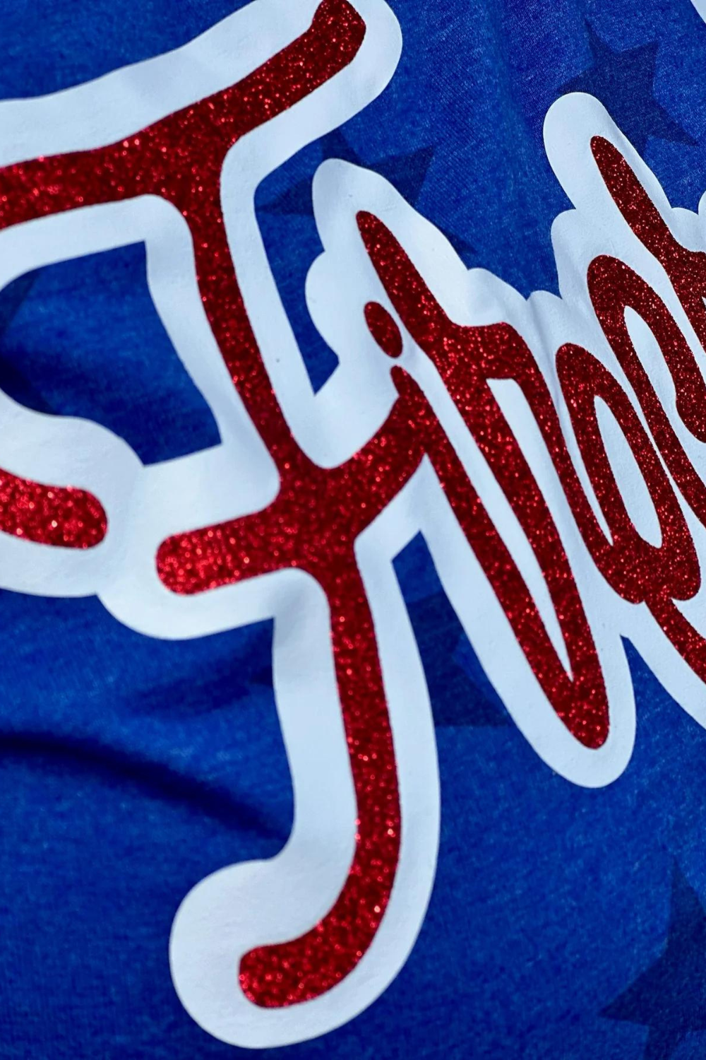 Firecracker Glitter Graphic T-Shirt