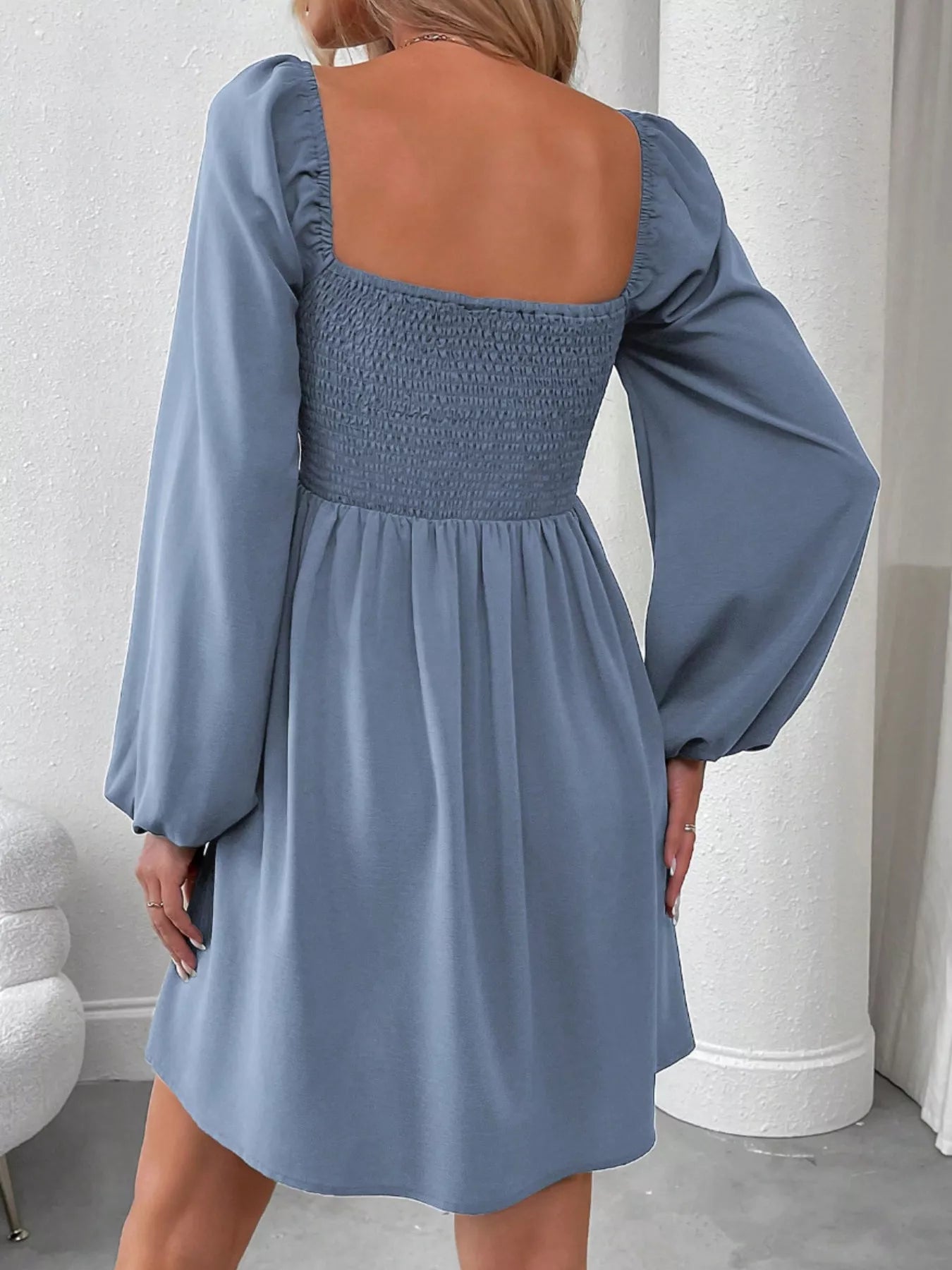  Sleeve A-Line Dress