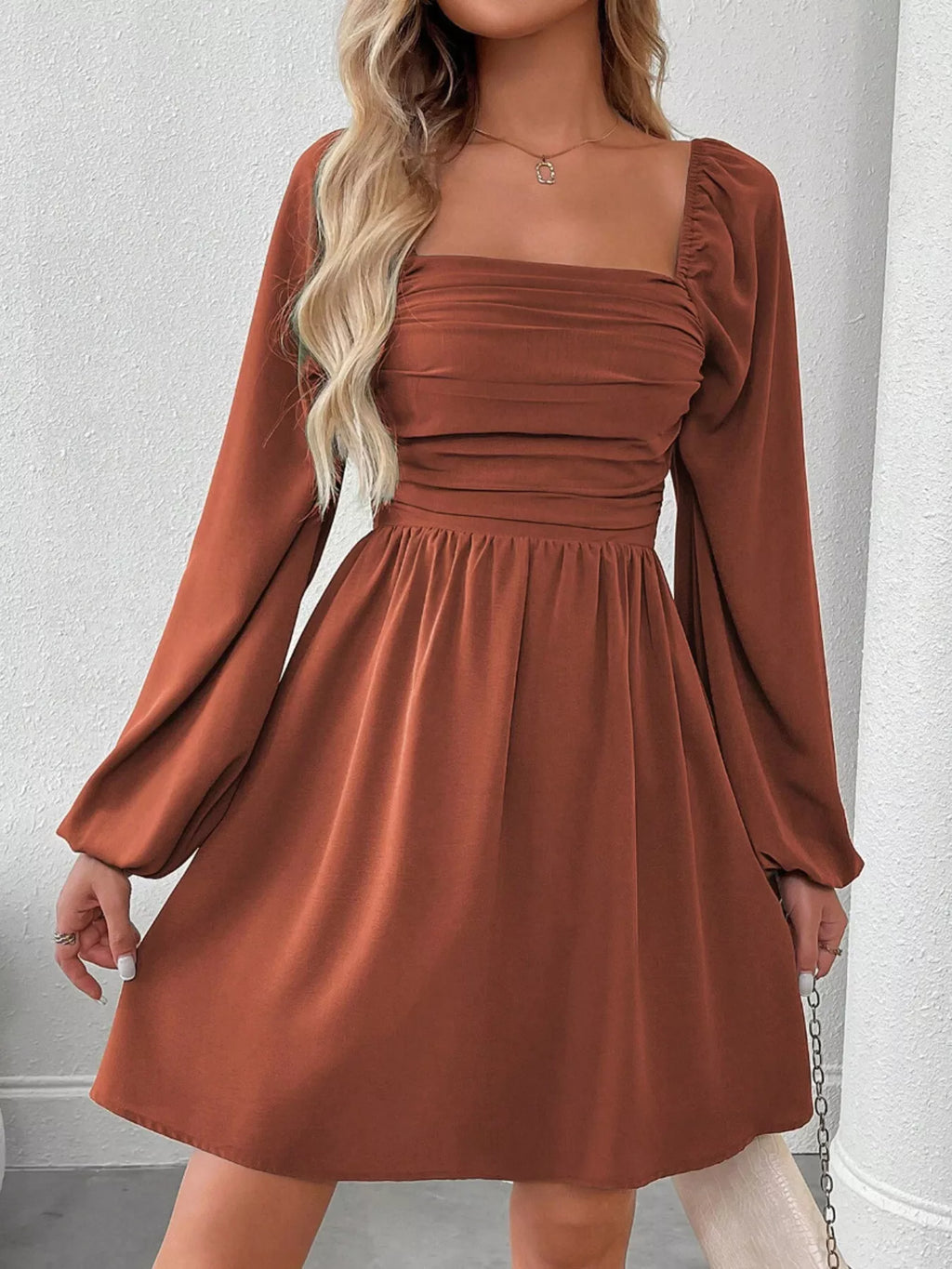 Square Neck Dress