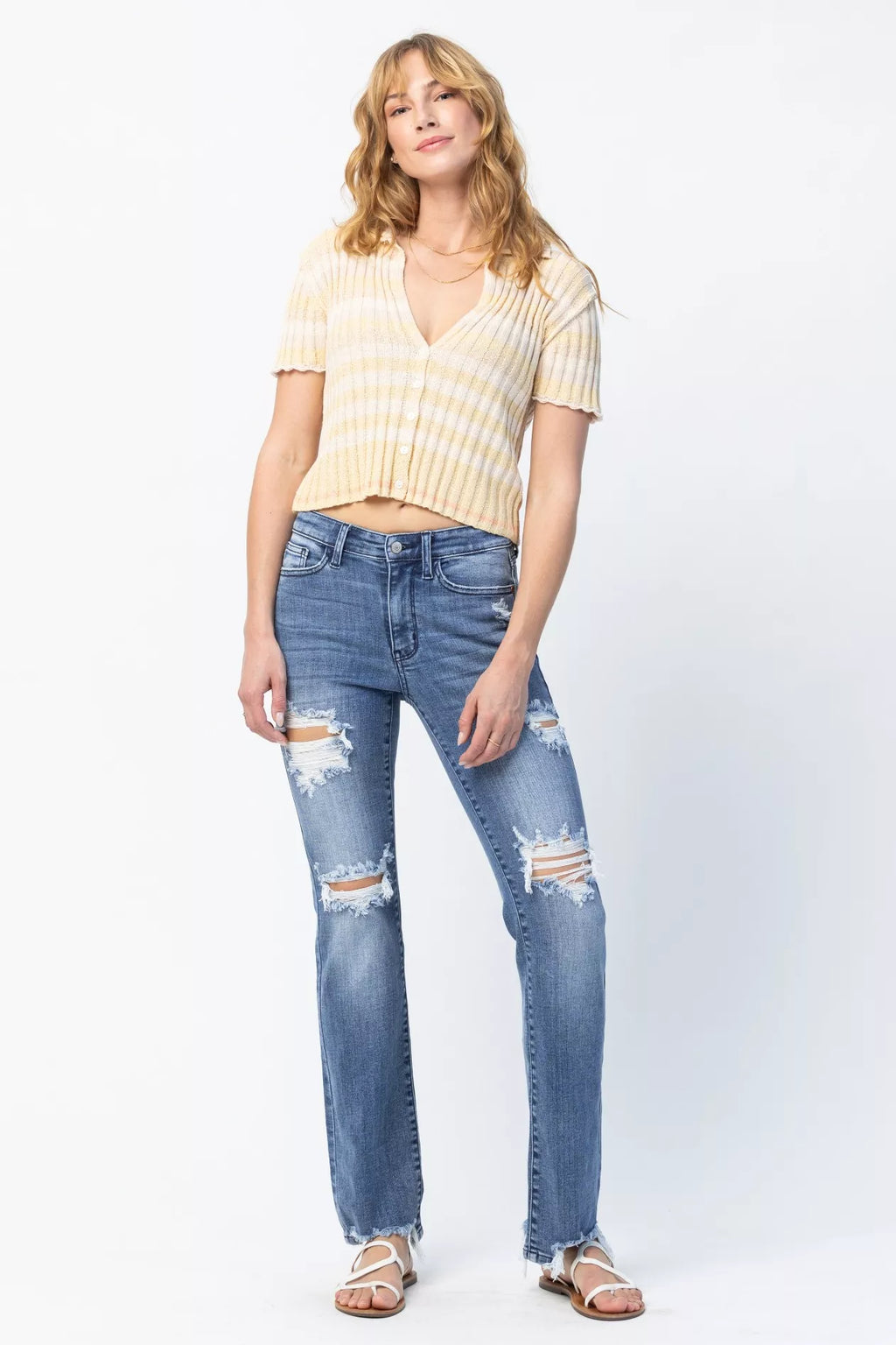 Judy Blue Straight Jeans