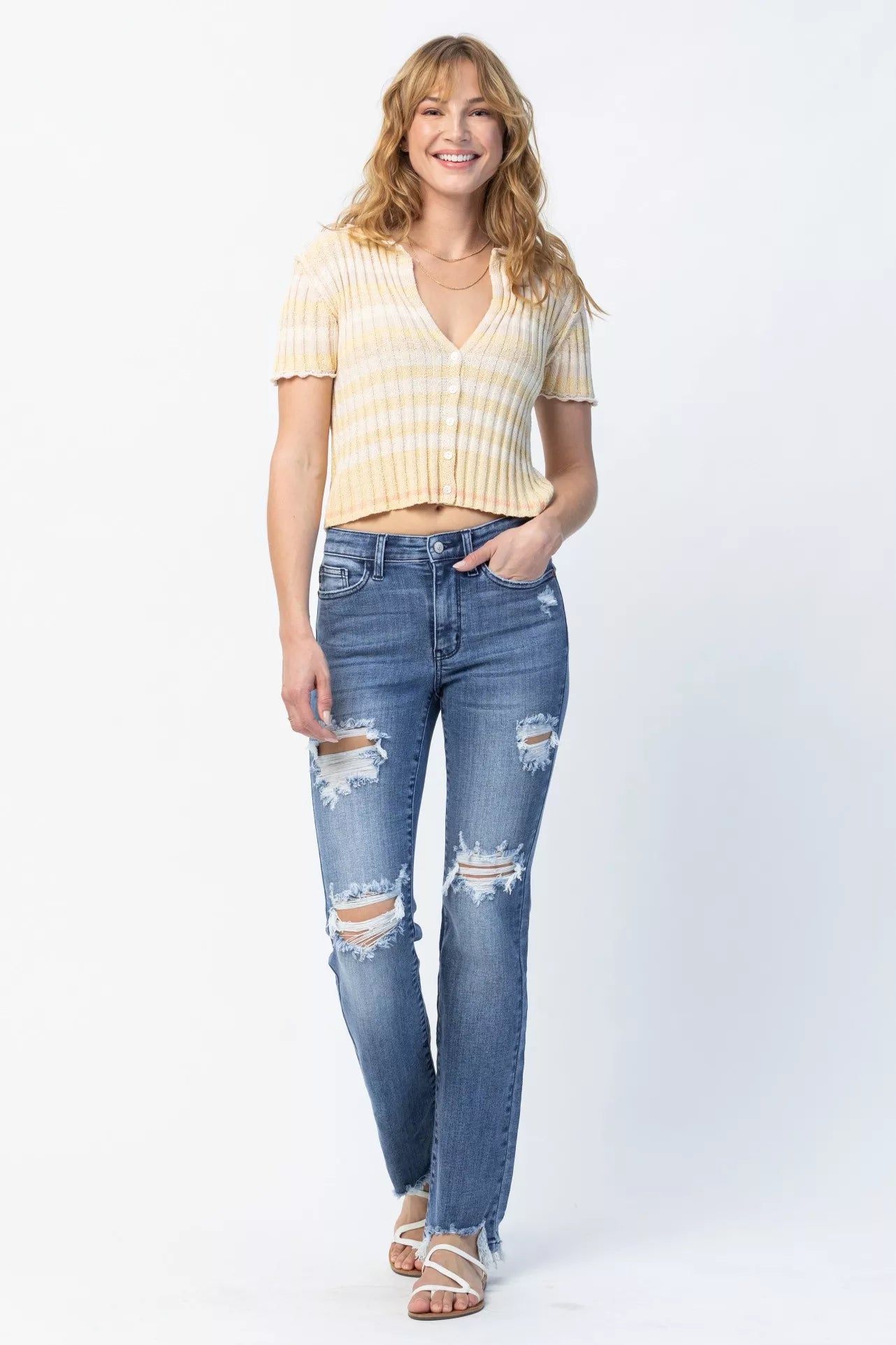 Judy Blue Straight Jeans Plus Size