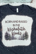 Born And Raised In The Woods Graphic Tee