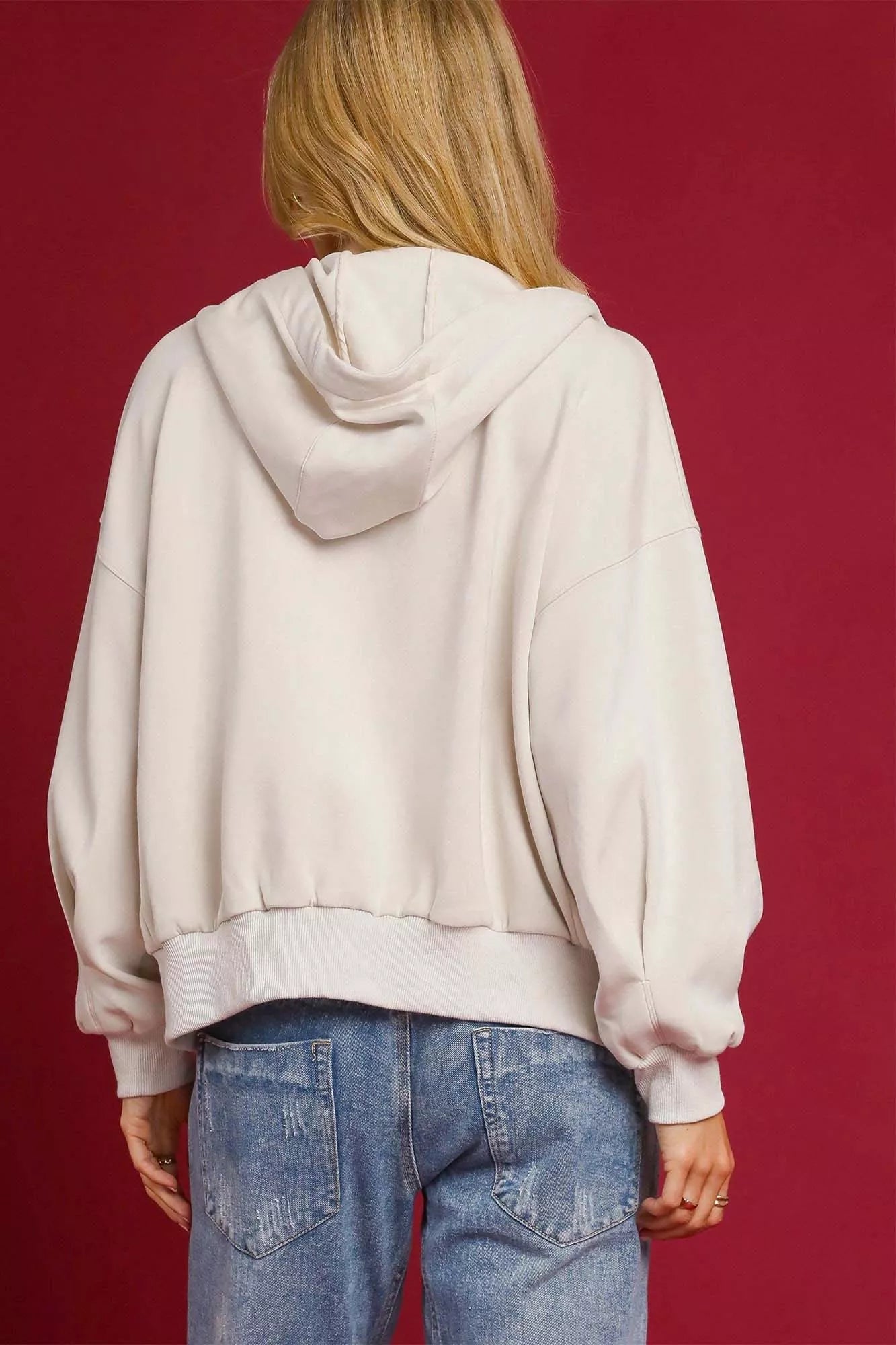 Umgee Zip-Up Fleece Hoody Jacket