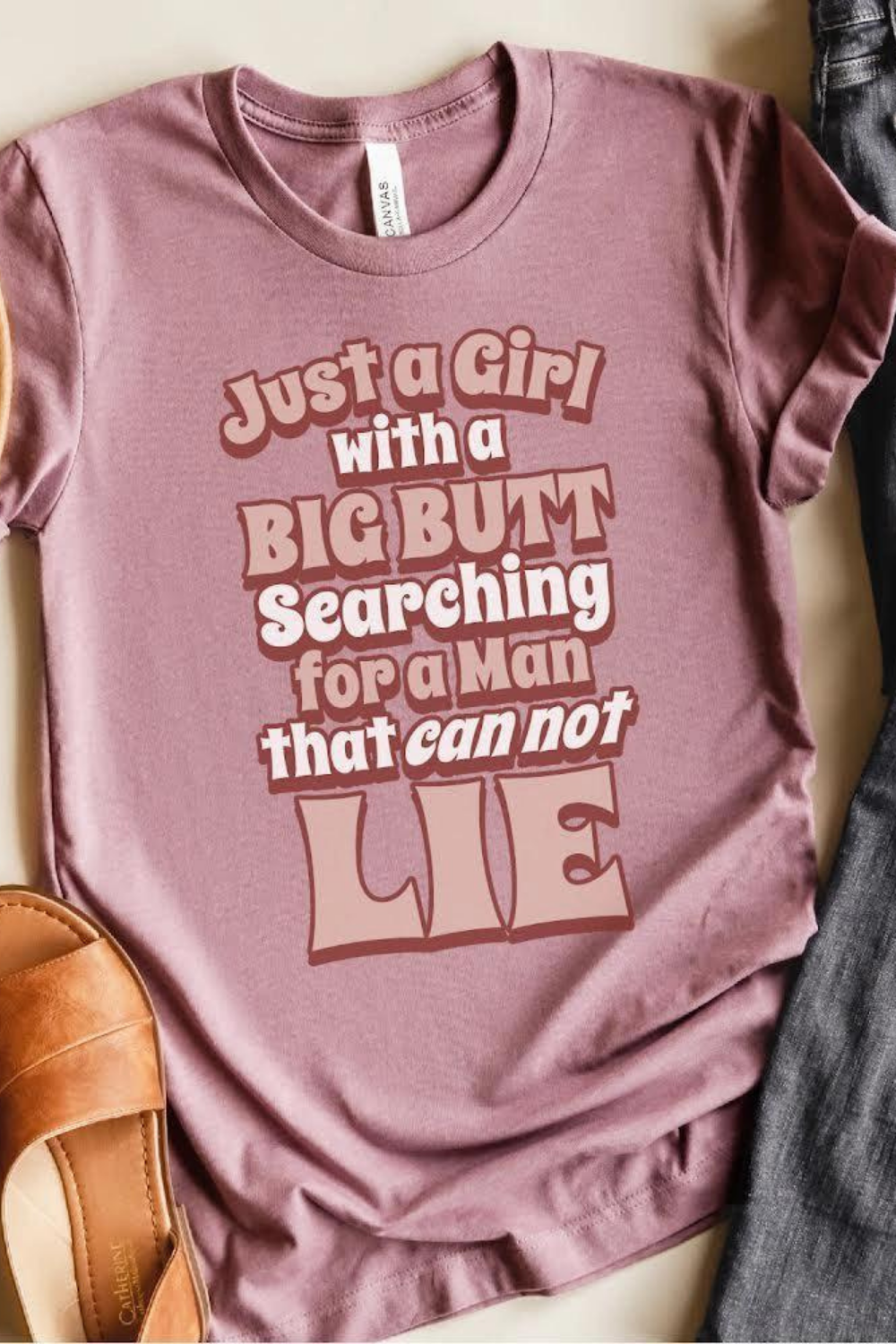 Just A Girl With a Big Butt Graphic Tee