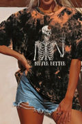 NEVER BETTER Tie-Dye Graphic Tee