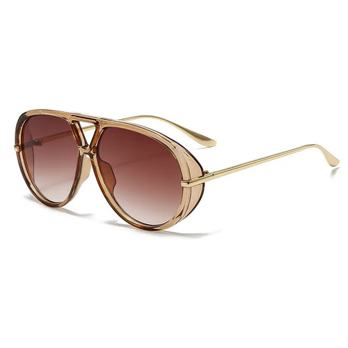 Fashion Sunglasses with Yellow Tinted Lenses