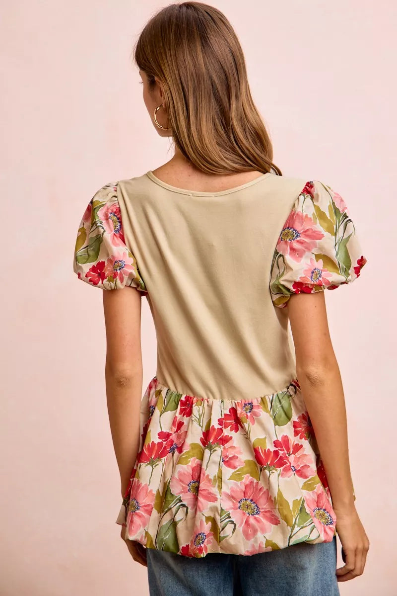 BiBi Floral Printed Bubble