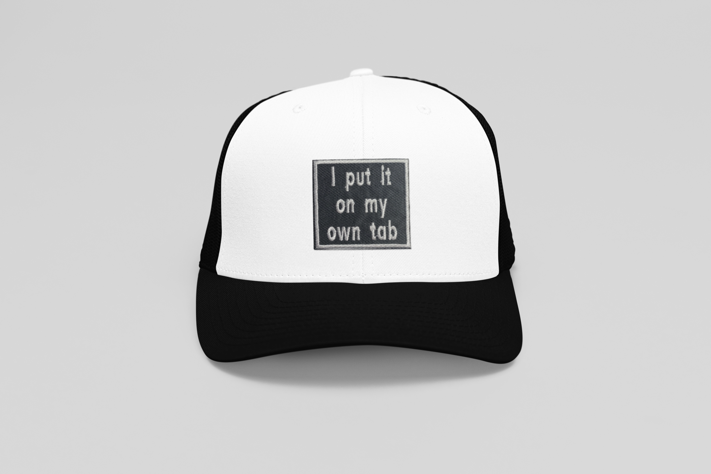 I Put it on my Own Tab, Iron on Patch, Hat Bar